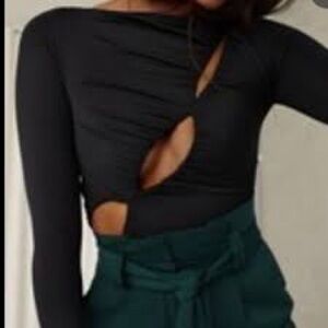 Effie Kats Citta Bodysuit Black